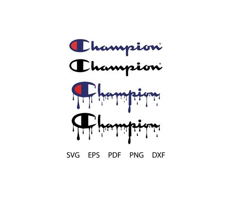 Champion Svg Logo Image Eps Pdf Png Dxf Etsy