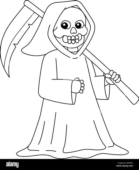 The Grim Reaper Coloring Pages