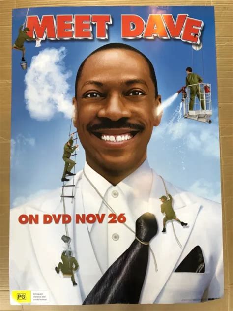 Meet Dave Eddie Murphy Dvd Release Original Promotional Poster 200 Picclick