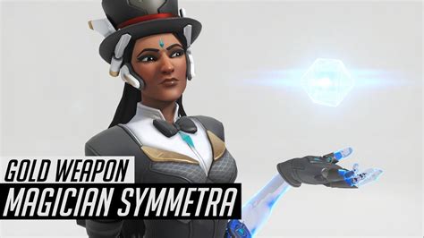 Gold Weapon Magician Symmetra In Game Overwatch Anniversary 2018