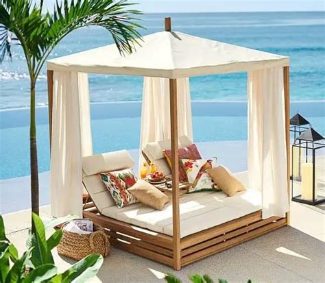 Bring A Beach Cabana To The Backyard For The Ultimate Lounging