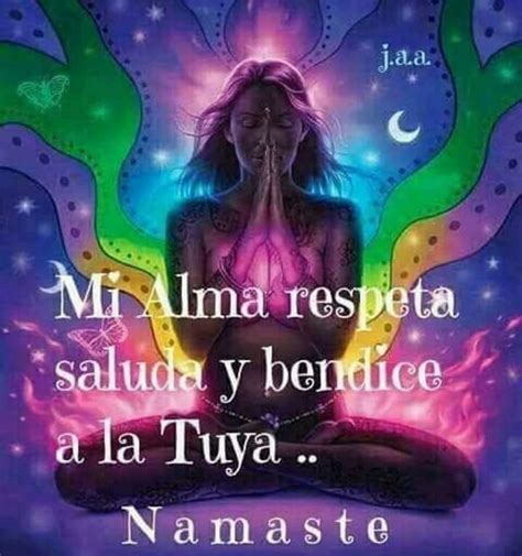 Mi Alma Respeta Saluda Y Bendice A La Tuya Namáste Spiritual Messages