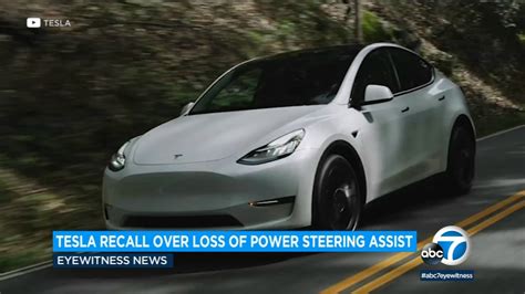 Tesla Recalling 40000 Cars To Fix Power Steering Issue Abc7 Los Angeles