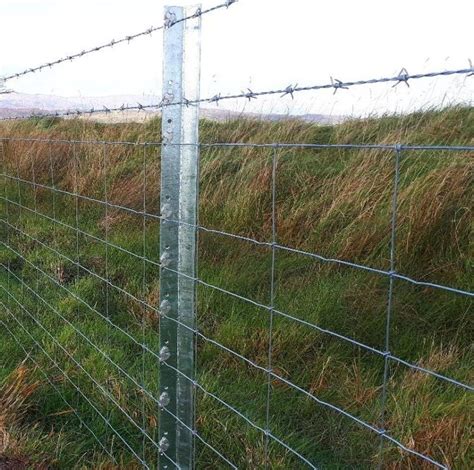 330ft X 4ft 125gauge Silver Steel Woven Wire Farm Rolled Fencing