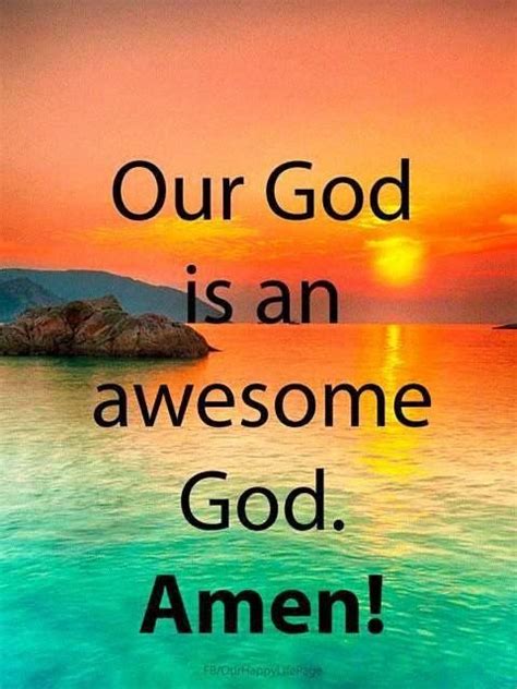 Our God Is An Awesome God Our God Praise God God Prayer