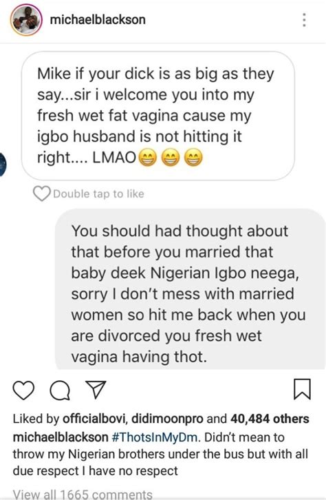 Comedian Michael Blackson Shares Erotic Message He Got From A Married