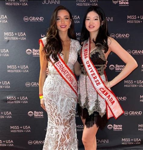 Miss Int And Miss Univ Canada Attend Miss Usa Miss Universe Canada