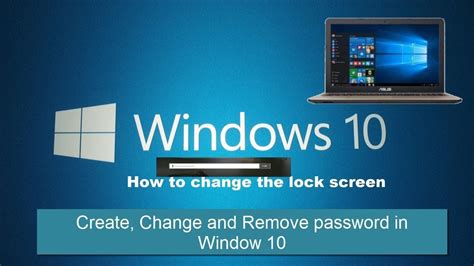 How To Lock Your Screen On Youtube - How To Lock Screen,change and remove password in window 10 - YouTube