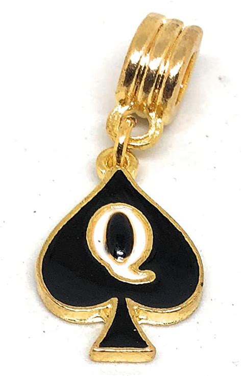 Queen Of Spades Anklet