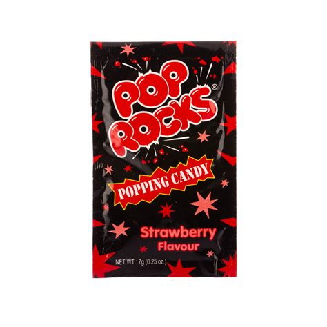 Pop Rocks Popping Candy Strawberry Flavour Our Satellite Hearts