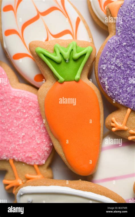 Assorted Easter Biscuits Stock Photo Alamy