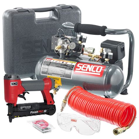 Senco Finishpro Kit Pc1010 12hp 1 Gal Compressor With 23 Gauge Finish