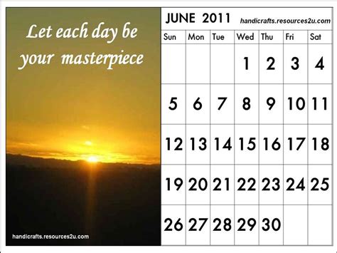 Calendar June Quotes Quotesgram