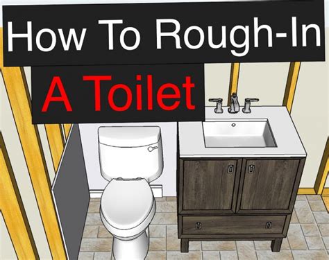 How To Install A Toilet In A Basement With A Rough In Pipe Toilet