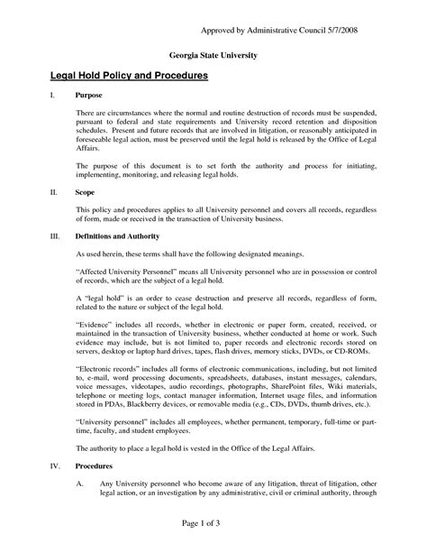 Sample Legal Document Free Printable Documents