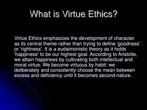 Ppt Lecture 4 Virtue Ethics And Introduction To Natural Law Theory