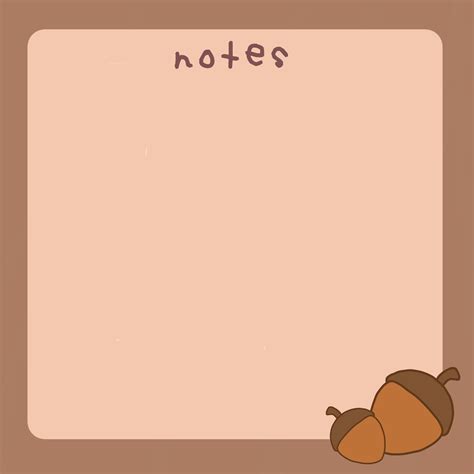 Kawaii Notepad Template