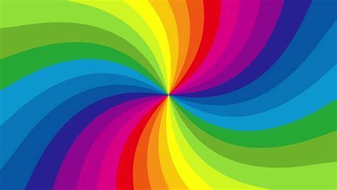 Stock Video Clip Of Rotating Rainbow Swirl Seamless Loop 4k Uhd
