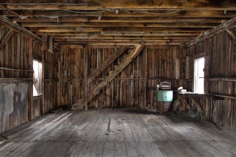 Interior Of Abandoned Barn Stock Photo Image Of Barn