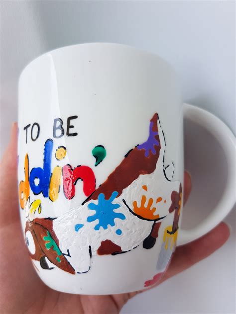 You Have ‘goat To Be ‘kidding Painted Using Pebeo Porcelaine 150