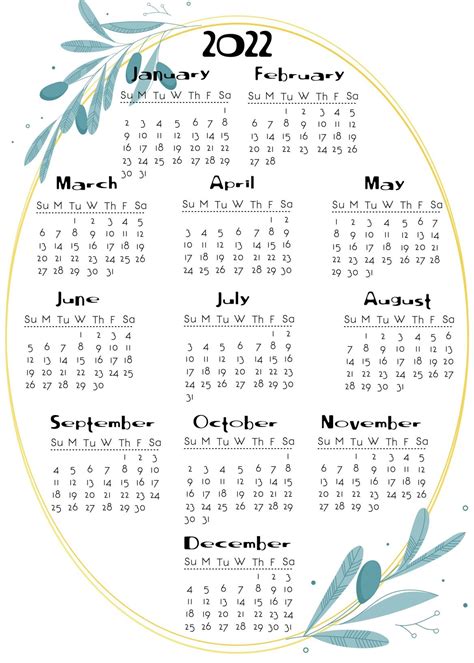 2020 To 2022 Calendar Onesheets Calendar Calendar Printables Print