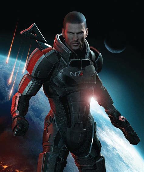 Commander Shepard Male Characters And Art Mass Effect 3 Mass