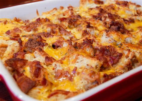 Cook and chop up after. Bacon, Egg and Cheese Breakfast Casserole & Video | Comfortable Food