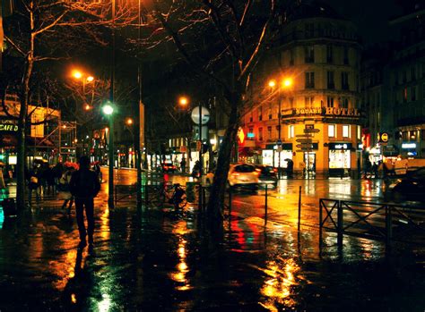 Rainy Paris Evening By Superflyninja On Deviantart