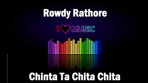 Chinta Ta Chita Chita Rowdy Rathore Karaoke Youtube