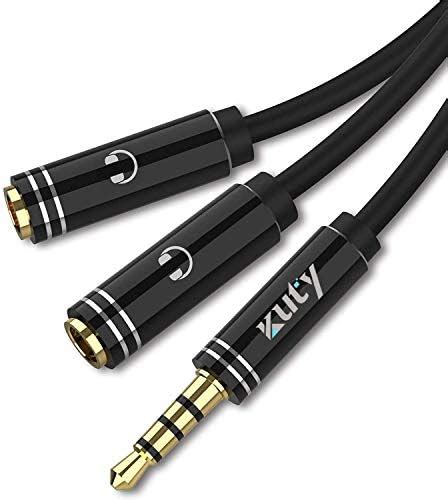 Headphone Splitter Cable Kuty 35mm Stereo Audio Y Splitter Male To