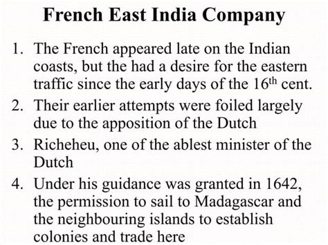 French East India Companyppt