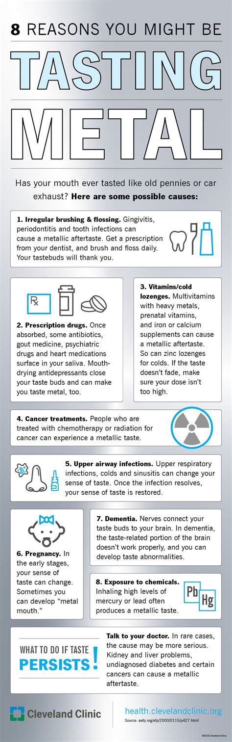 8 reasons-metallic-taste-in-mouth | Heal liver, Infographic health ...