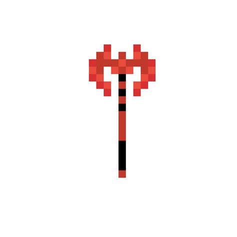 Red Axe And Spear