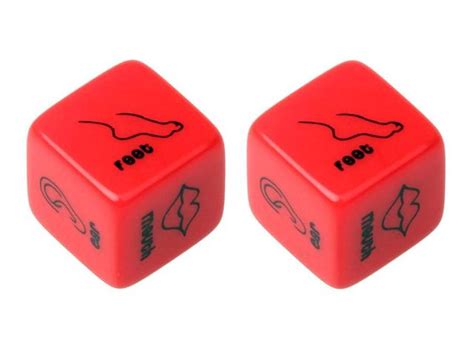 Red Sexual Dice For Sexual Games2 Pieces Or 1 Pieces In Adult Games