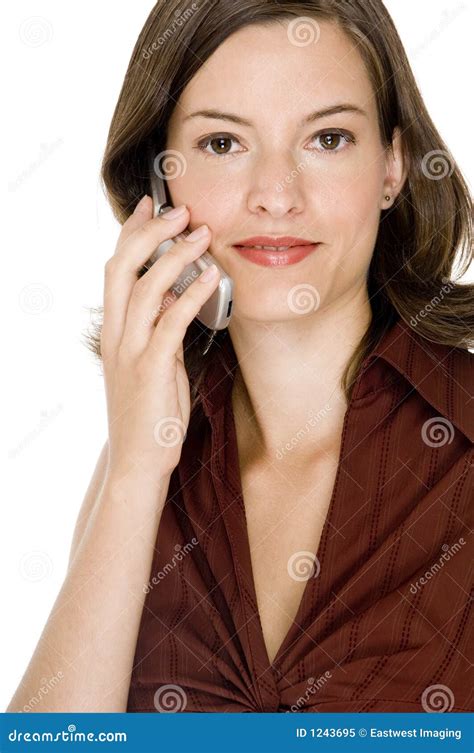 Portrait Of Businesswoman Stock Image Image Of Smiling 1243695