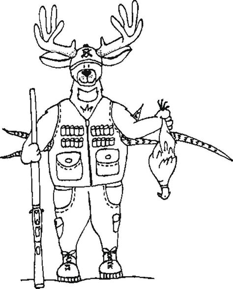 Printable hunting coloring pages pdf hunting coloring page to download and coloring here is a free in 2020 deer coloring pages coloring pages coloring pages to print. Hunting Coloring Page - Coloring Home