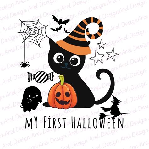 My First Halloween Svg My 1st Halloween Png Baby Halloween Etsy