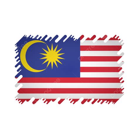 Gambar Desain Vektor Png Bendera Malaysia Malaysia Bendera Png Png