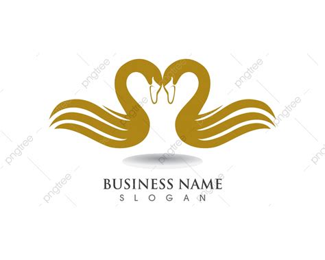Gambar Swan Logo Template Vektor Karya Seni Angsa Identitas Png Dan