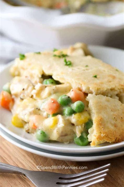I made it in a pieplate also so just increased the dough recipe. Chicken Pot Pie with Frozen Vegetables - Chefs Tricks