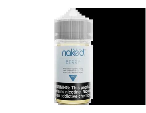 Naked 100 Menthol Berry 60mL ELiquid Tropical Fruit With Menthol