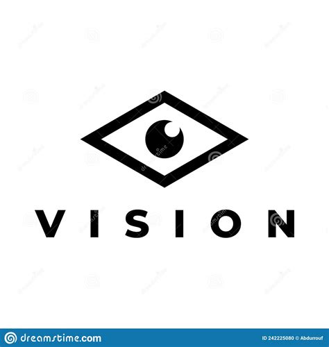 Eye Vision Logo Design Stock Vector Illustration Of Optical 242225080