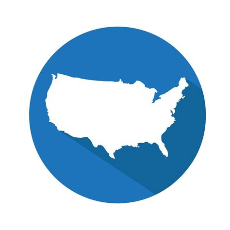 Icono De Mapa De Estados Unidos 572648 Vector En Vecteezy
