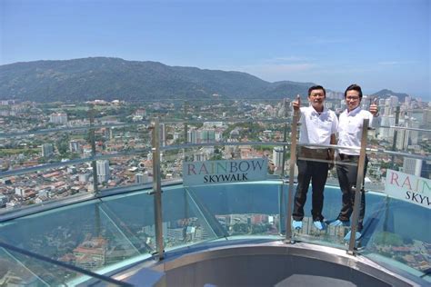 Grownups will take a greater interest in window at the top, which encompasses the observatory deck and rainbow skywalk on levels 65 and 68. #TheRainbowSkywalk: Highest Skywalk In Malaysia Set To ...