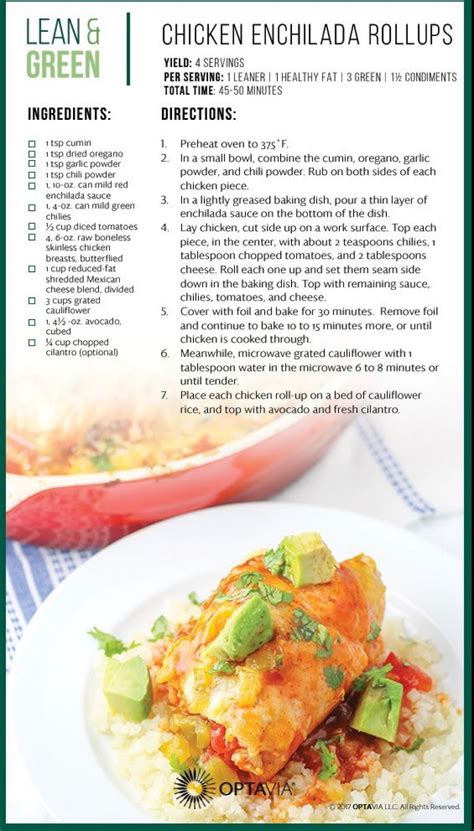 Optavia Lean And Green Recipes Pdf Lean Protein Meals