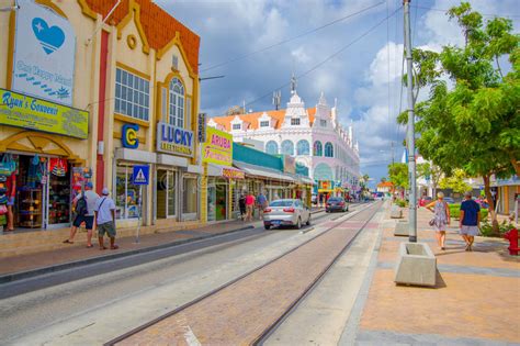 Oranjestad Aruba 5 De Novembro De 2015 Ruas De Fotografia Editorial