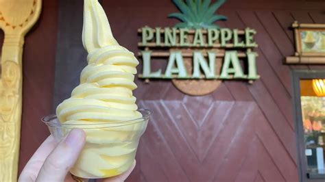 Try The Mango Dole Whip At Pineapple Lanai In Disneys Polynesian