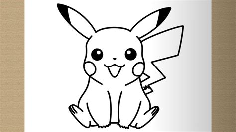 Como Desenhar O Pikachu Pókemon Passo A Passo Fácil E Rápido Youtube