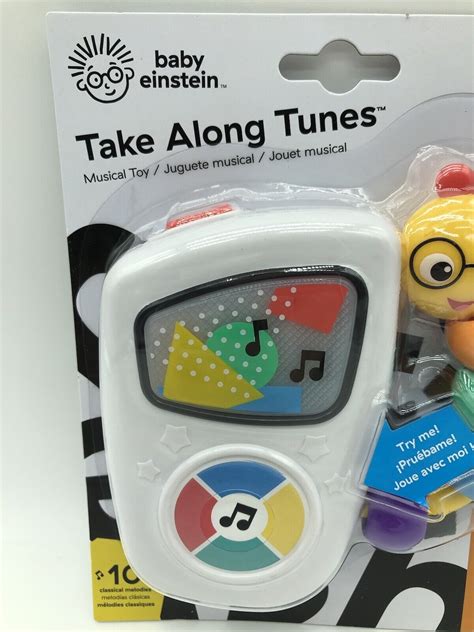 Baby Einstein Take Along Tunes Musical Toy Lights Music 10 Melodies 3m