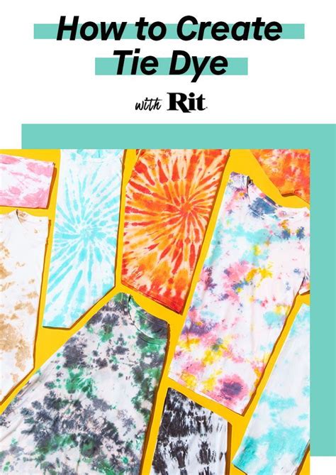 How To Tie Dye — Rit Dye Tie Dye How To Tie Dye Tie Dye Diy